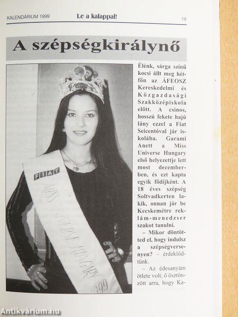 Kalendárium 1999