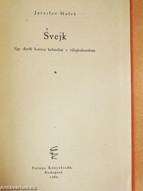 Svejk I-II.