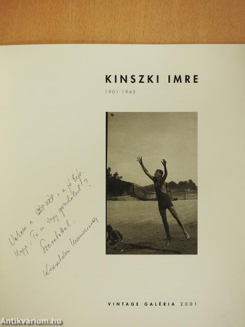 Kinszki Imre (dedikált példány)