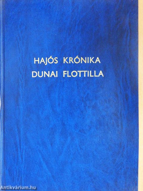 Hajós krónika (dedikált példány)