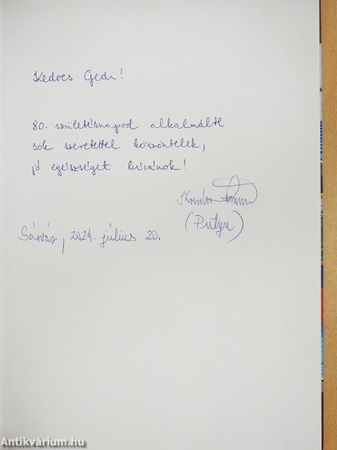 Sárvár (dedikált példány)