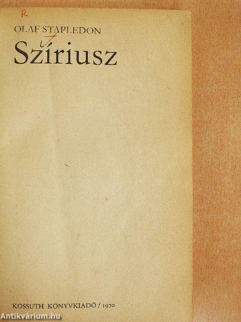Szíriusz
