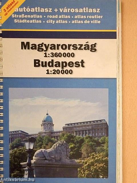 Magyarország/Budapest autóatlasz + városatlasz