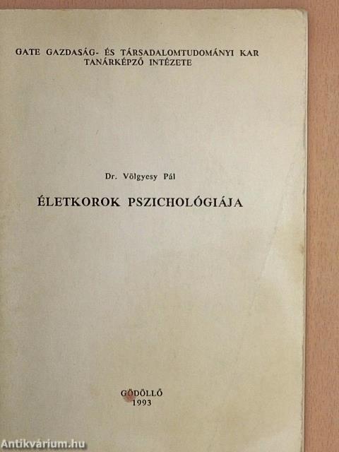 Életkorok pszichológiája