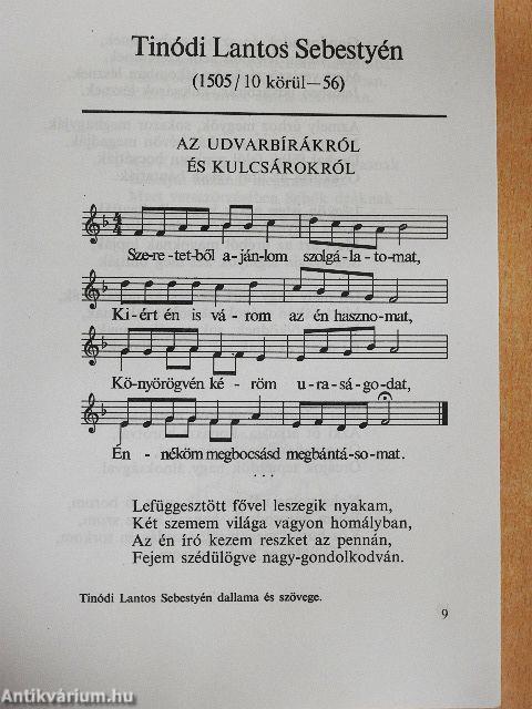 Énekelt versek