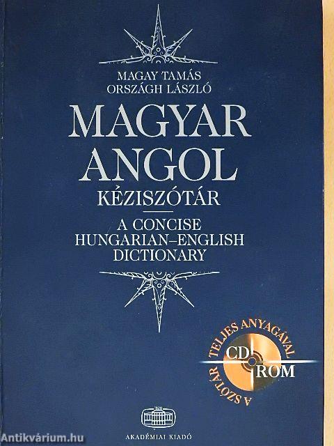 Magyar-angol kéziszótár