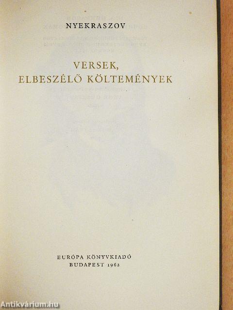 Versek, elbeszélő költemények