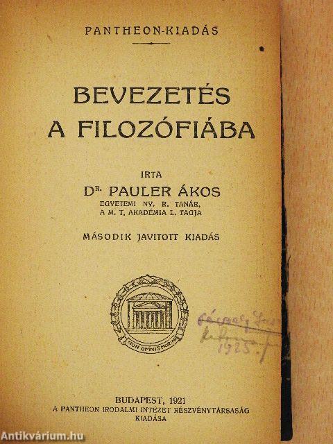 Bevezetés a filozófiába