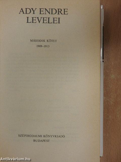Ady Endre levelei 2.