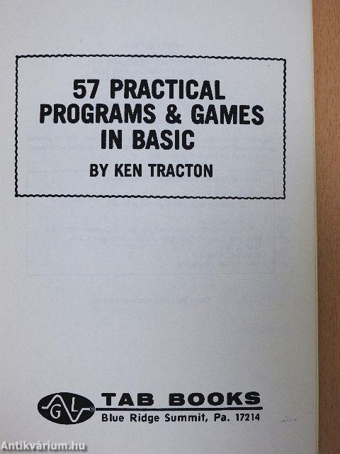 57 Practical Programs & Games in Basic