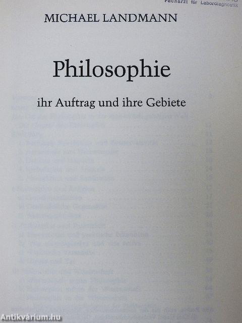 Philosophie