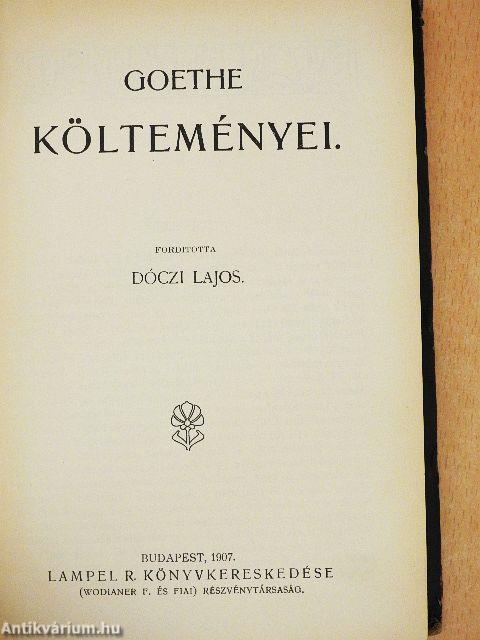 Goethe költeményei