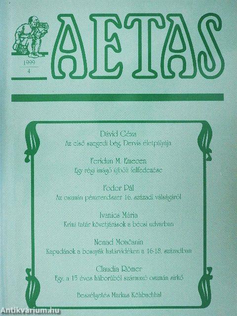 Aetas 1999/4.