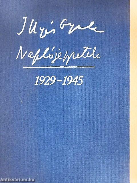 Naplójegyzetek 1929-1945