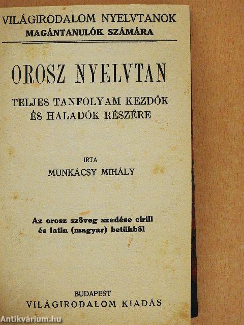 Orosz nyelvtan