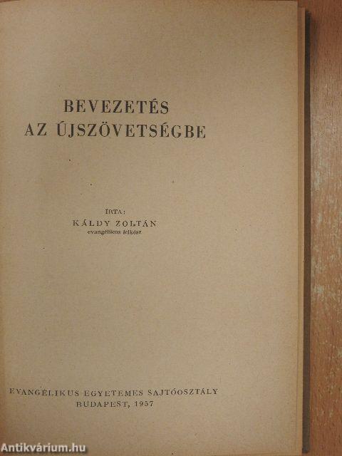 Bevezetés az Újszövetségbe
