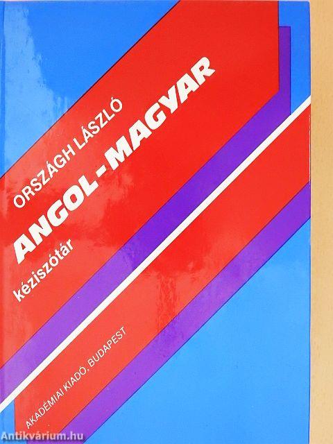 Angol-magyar kéziszótár