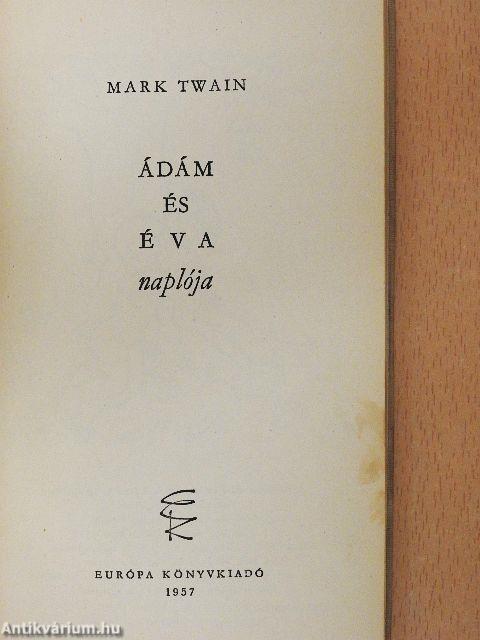Ádám és Éva naplója