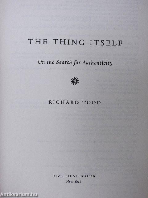 The Thing Itself