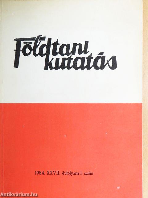 Földtani Kutatás 1984/1.
