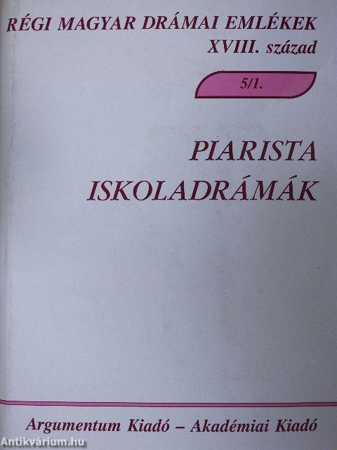 Piarista iskoladrámák