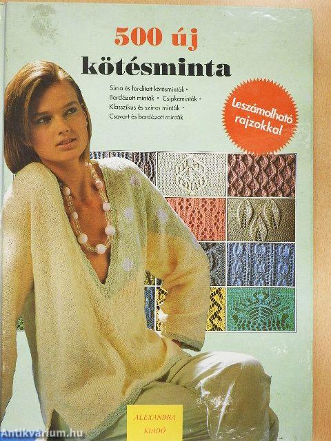 500 új kötésminta