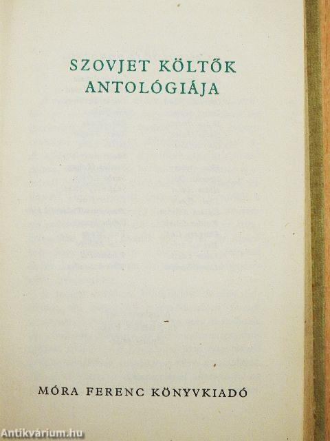 Szovjet költők antológiája