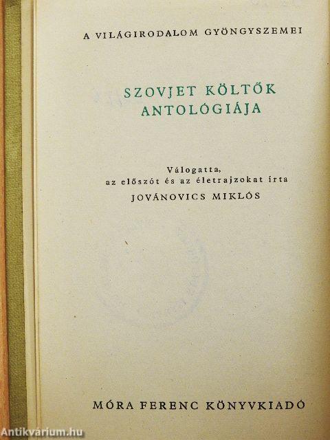 Szovjet költők antológiája