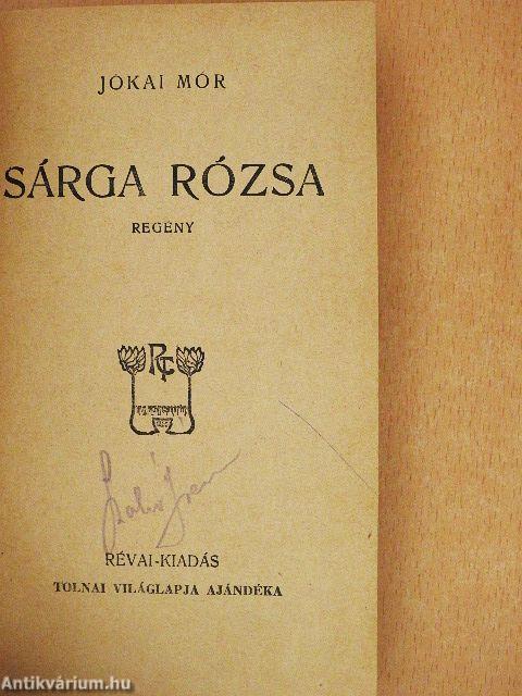 Sárga rózsa