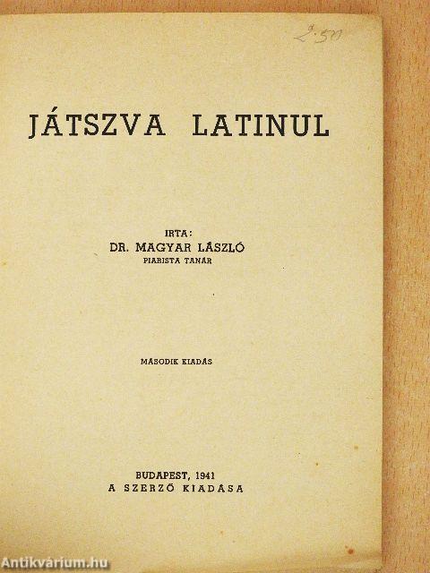 Játszva latinul