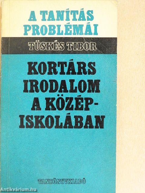 Kortárs irodalom a középiskolában