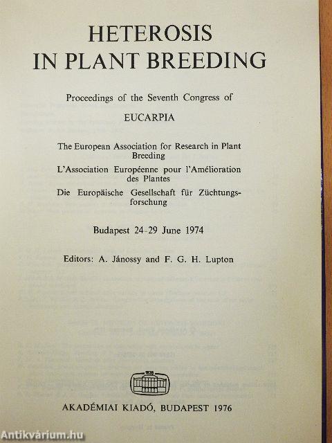Heterosis in Plant Breeding