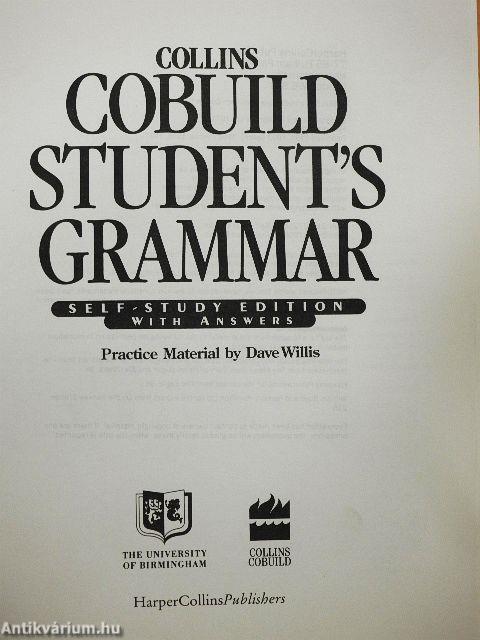 Collins Cobuild Student's Grammar