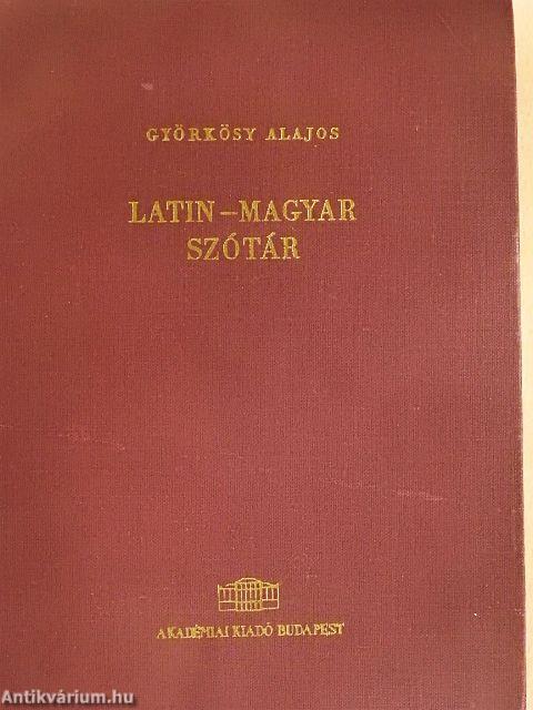 Latin-magyar szótár
