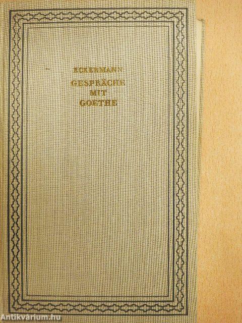 Gespräche mit Goethe