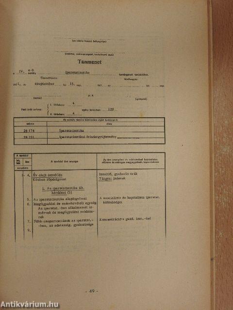 A statisztika tanítás módszertana