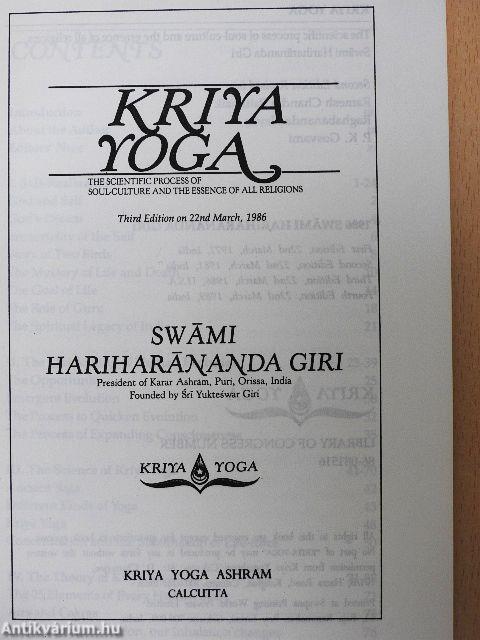 Kriya Yoga
