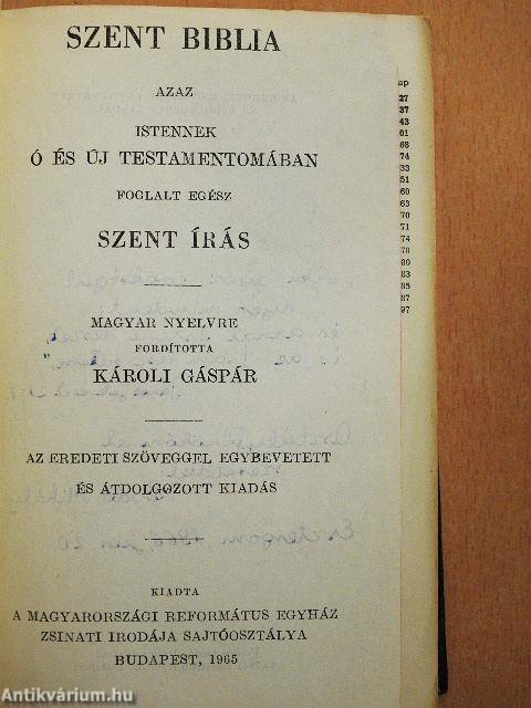 Szent Biblia