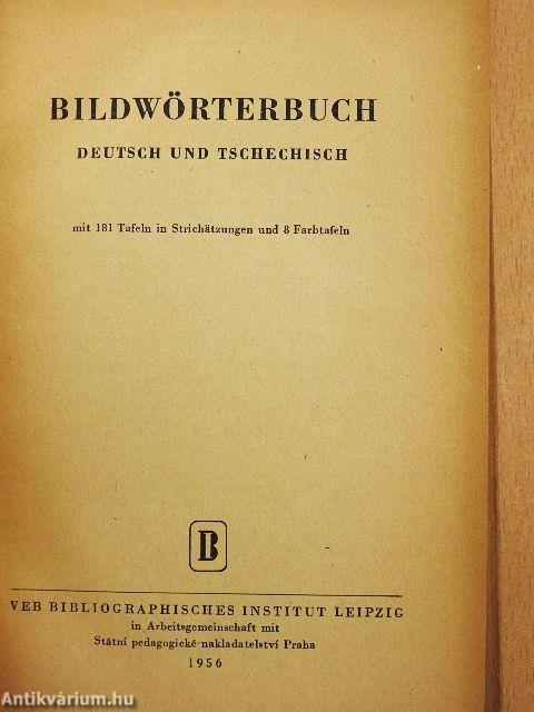 Bildwörterbuch Deutsch und Tschechisch