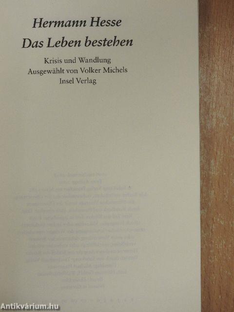 Das Leben bestehen