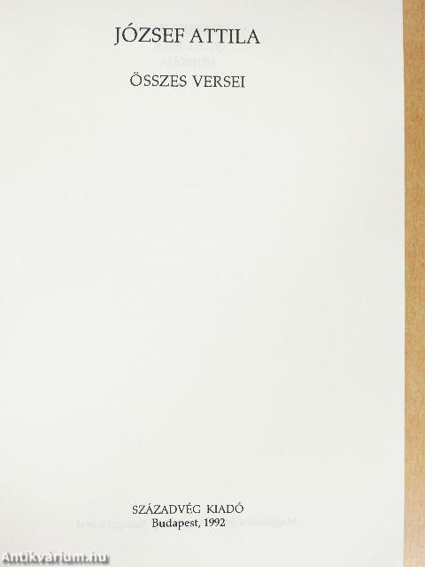 József Attila összes versei
