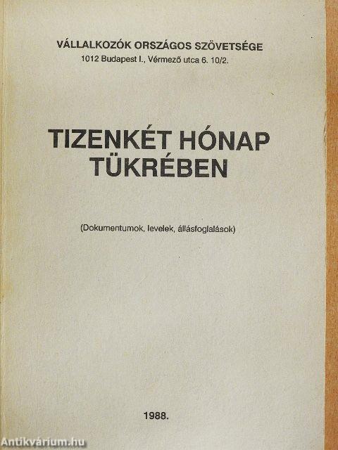 Tizenkét hónap tükrében