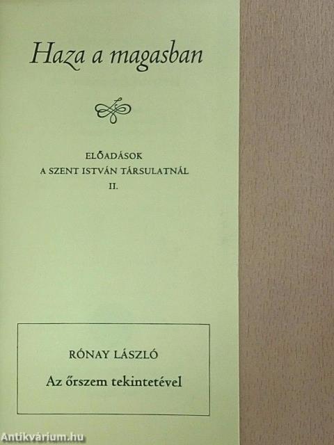 Az őrszem tekintetével