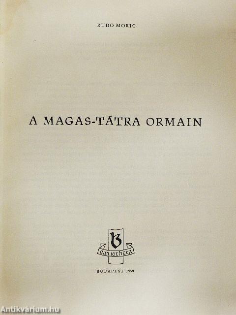 A Magas-Tátra ormain