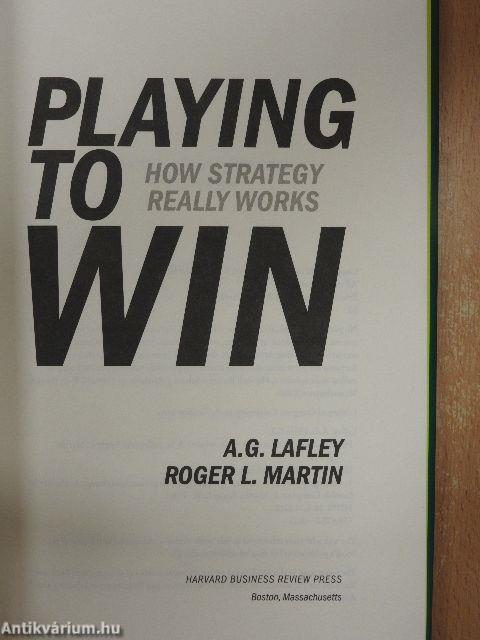 Playing to Win