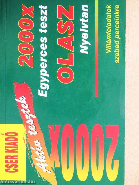2000 x Egyperces teszt - Olasz nyelvtan