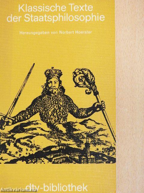 Klassische Texte der Staatsphilosophie