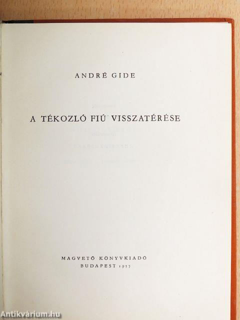 A tékozló fiú visszatérése