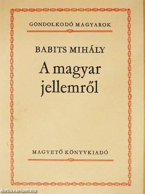 A magyar jellemről