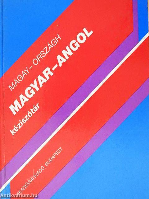 Magyar-angol kéziszótár